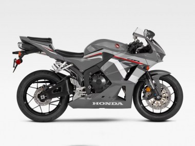 Meilleurs Carénages Moto Honda CBR600RR F5 2009-2012 - Gris Blanc Rouge