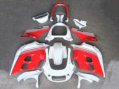 Meilleurs Carénages Moto Honda CBR1000F Hurricane 1987-1988 - Blanc Rouge