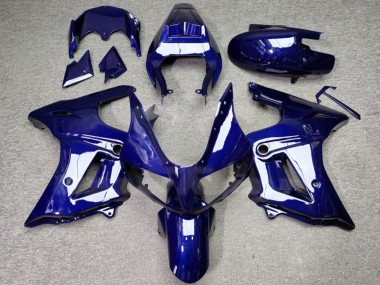 Meilleurs Carénages Moto Suzuki SV650 2003-2013 - Bleu Brillant Fibre de Carbone