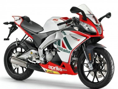 Meilleurs Carénages Moto Aprilia RS4 50 125 2012-2018 - Blanc Rouge Vert Jaune Alitalia
