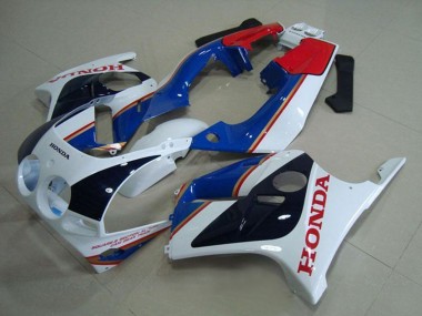 Meilleurs Carénages Moto Honda CBR250RR MC19 1988-1989 - Blanc Rouge Bleu Noir Brillant