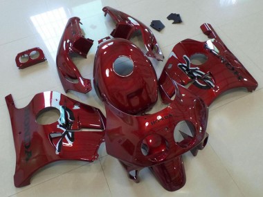 Meilleurs Carénages Moto Honda CBR250RR MC22 1990-1998 - Rouge Marron