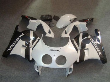 Meilleurs Kits Carénage Moto Honda CBR250RR MC22 1990-1998 - Blanc Noir Brillant
