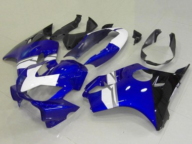 Meilleurs Carénages Moto Honda CBR600 F4i 2004-2007 - Blanc Bleu Noir Brillant