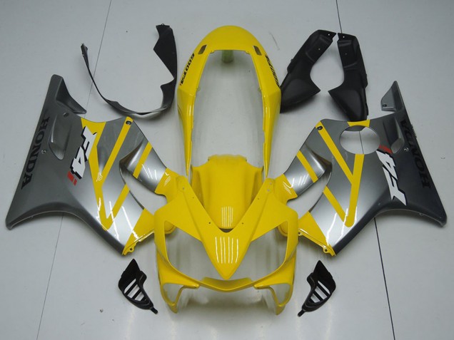 Carénages Moto Honda CBR600 F4i 2004-2007 - Jaune Argent