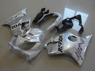 Meilleurs Carénages Moto Honda CBR600 F4i 2004-2007 - Blanc Argent Noir Repsol