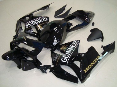 Meilleurs Carénages Moto Honda CBR600RR 2005-2006 - Noir Brillant Gunness