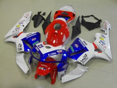 Meilleurs Carénages Moto Honda CBR600RR 2005-2006 - Blanc Rouge Bleu Madif