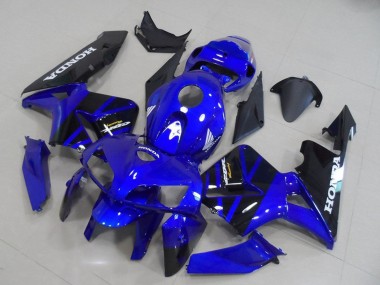 Meilleurs Kits Carénage Moto Honda CBR600RR 2005-2006 - Bleu Noir