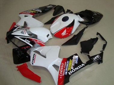 Meilleurs Carénages Moto Honda CBR600RR 2005-2006 - Blanc Rouge Noir Lee