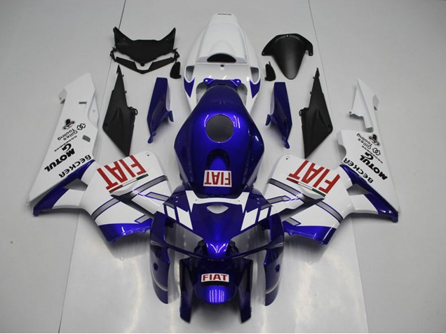 Carénages Moto Honda CBR600RR 2005-2006 - Blanc Bleu Rouge Fiat