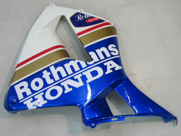Carénages Moto Honda CBR600RR 2005-2006 - Bleu Blanc Jaune Rothmans