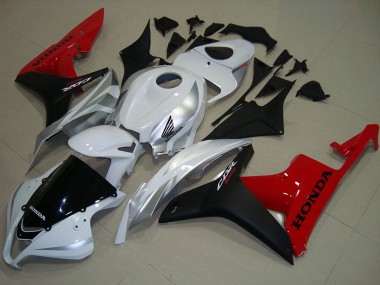 Meilleurs Carénages Moto Honda CBR600RR 2007-2008 - Blanc Argent Rouge Noir Brillant