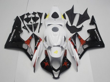 Meilleurs Carénages Moto Honda CBR600RR 2007-2008 - Blanc Rouge Jaune Noir Brillant Limited Edition