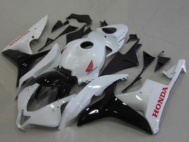 Meilleurs Carénages Moto Honda CBR600RR 2007-2008 - Blanc Noir Brillant Rouge