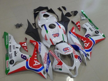 Meilleurs Carénages Moto Honda CBR600RR 2007-2008 - Blanc Rouge Bleu Vert Pata 6