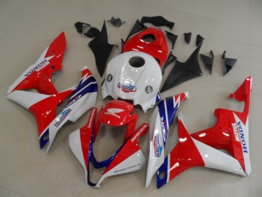 Meilleurs Carénages Moto Honda CBR600RR 2007-2008 - Blanc Rouge Bleu
