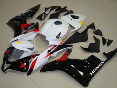 Meilleurs Carénages Moto Honda CBR600RR 2007-2008 - Blanc Jaune Rouge Noir Brillant