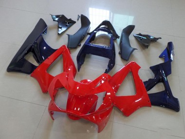 Meilleurs Carénages Moto Honda CBR900RR 929 2000-2001 - Rouge Bleu Foncé