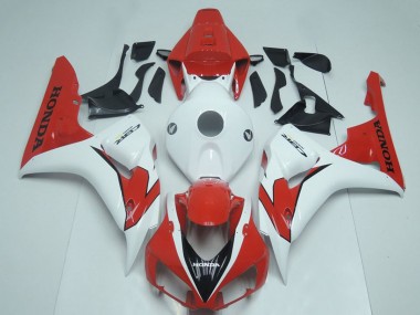 Meilleurs Carénage Moto Honda CBR1000RR 2006-2007 - Blanc Rouge