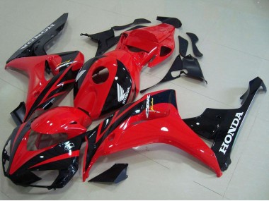 Meilleurs Kits Carénage Moto Honda CBR1000RR 2006-2007 - Rouge Noir Brillant