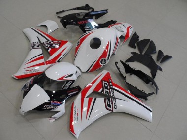 Meilleurs Carénages Moto Honda CBR1000RR 2008-2011 - Blanc Rouge Noir Brillant HRC