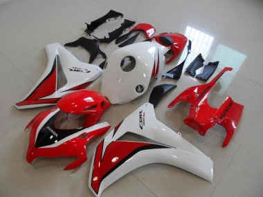 Meilleurs Kits Carénage Moto ABS Honda CBR1000RR 2008-2011 - Blanc Rouge Noir Brillant