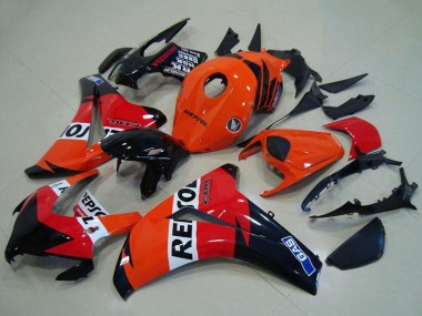 Meilleurs Carénages ABS Honda CBR1000RR 2008-2011 - Orange Blanc Rouge Noir Brillant Repsol