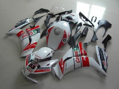 Meilleurs Carénages Moto Honda CBR1000RR 2012-2016 - Blanc Rouge Vert Castrol
