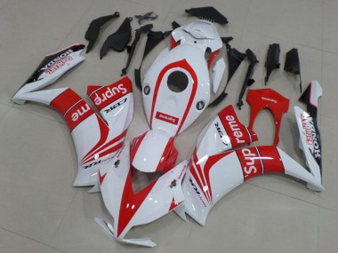 Meilleurs Carénages Moto Honda CBR1000RR 2012-2016 - Blanc Rouge Noir Supreme