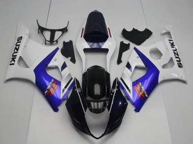 Meilleurs Carénages Moto Suzuki GSXR 1000 2003-2004 - Blanc Bleu Noir Brillant Rouge
