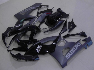 Meilleurs Kit Carénages Moto Suzuki GSXR 1000 2005-2006 - Noir Brillant Noir Mat