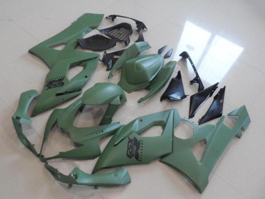 Meilleurs Carénages Moto Suzuki GSXR 1000 2005-2006 - Vert Mat Armée