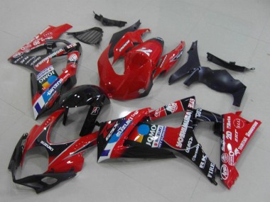 Meilleurs Carénages Moto Suzuki GSXR 1000 2007-2008 - Rouge Noir Bleu Blanc JOMO