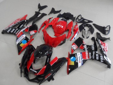 Meilleurs Carénages Moto Suzuki GSXR 1000 2009-2016 - Rouge Bleu Jaune Noir JOMO