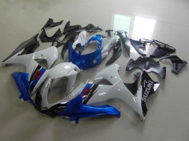 Meilleurs Carénages Moto Suzuki GSXR 1000 2009-2016 - Blanc Bleu Noir OEM Style