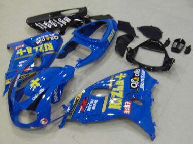 Meilleurs Carénages Moto Suzuki TL1000R 1998-2003 - Bleu Jaune Noir Rizla Dunlop