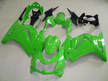 Meilleurs Carénages Moto Kawasaki ZX250R 2008-2012 - Vert