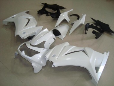 Meilleurs Carénages Moto Kawasaki ZX250R 2008-2012 - Blanc Perle