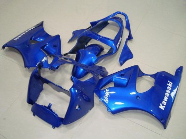 Meilleurs Carénages Moto Kawasaki ZX6R 2000-2002 - Bleu