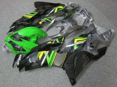 Meilleurs Carénages Moto Kawasaki ZX6R 2019-2022 - Vert Noir Jaune