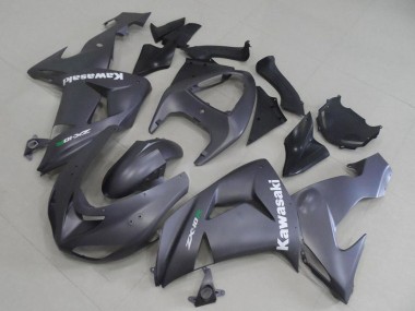 Meilleurs Carénages Moto Kawasaki ZX10R 2006-2007 - Gris Mat Blanc Décalque