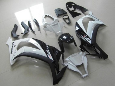 Meilleurs Carénage Moto Kawasaki ZX10R 2011-2015 - Blanc Noir Brillant