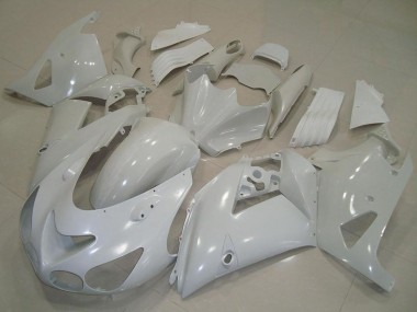 Meilleurs Carénages Moto Kawasaki ZX14R ZZR1400 2006-2011 - Blanc