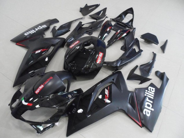 Carénages Moto Aprilia RS125 2006-2011 - Noir Brillant Noir Mat