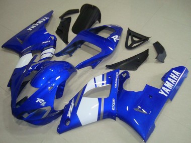 Meilleurs Carénages Moto Yamaha YZF R1 2000-2001 - Bleu Blanc