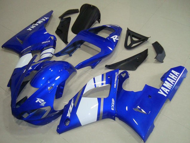 Carénages Moto Yamaha YZF R1 2000-2001 - Bleu Blanc