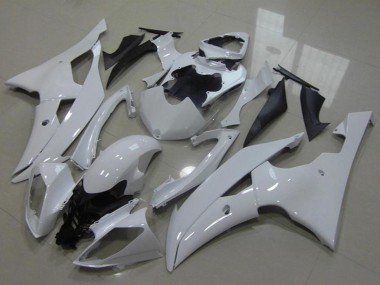 Meilleurs Carénage Moto Yamaha YZF R6 2008-2016 - Blanc Brillant