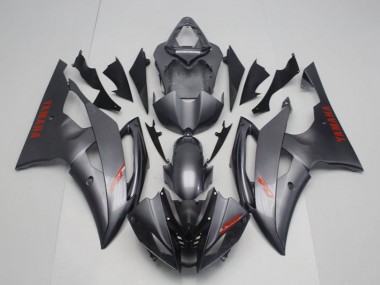 Meilleurs Carénage Moto Yamaha YZF R6 2008-2016 - Gris Rouge Décalque