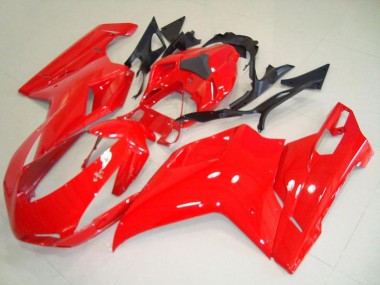 Meilleurs Carénages Moto Ducati 848 1098 1198 2007-2014 - Rouge